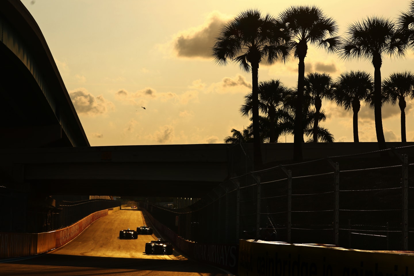 MIAMI, FLORIDA - MAY 05: A general view of the action during practice ahead of the F1 Grand Prix of