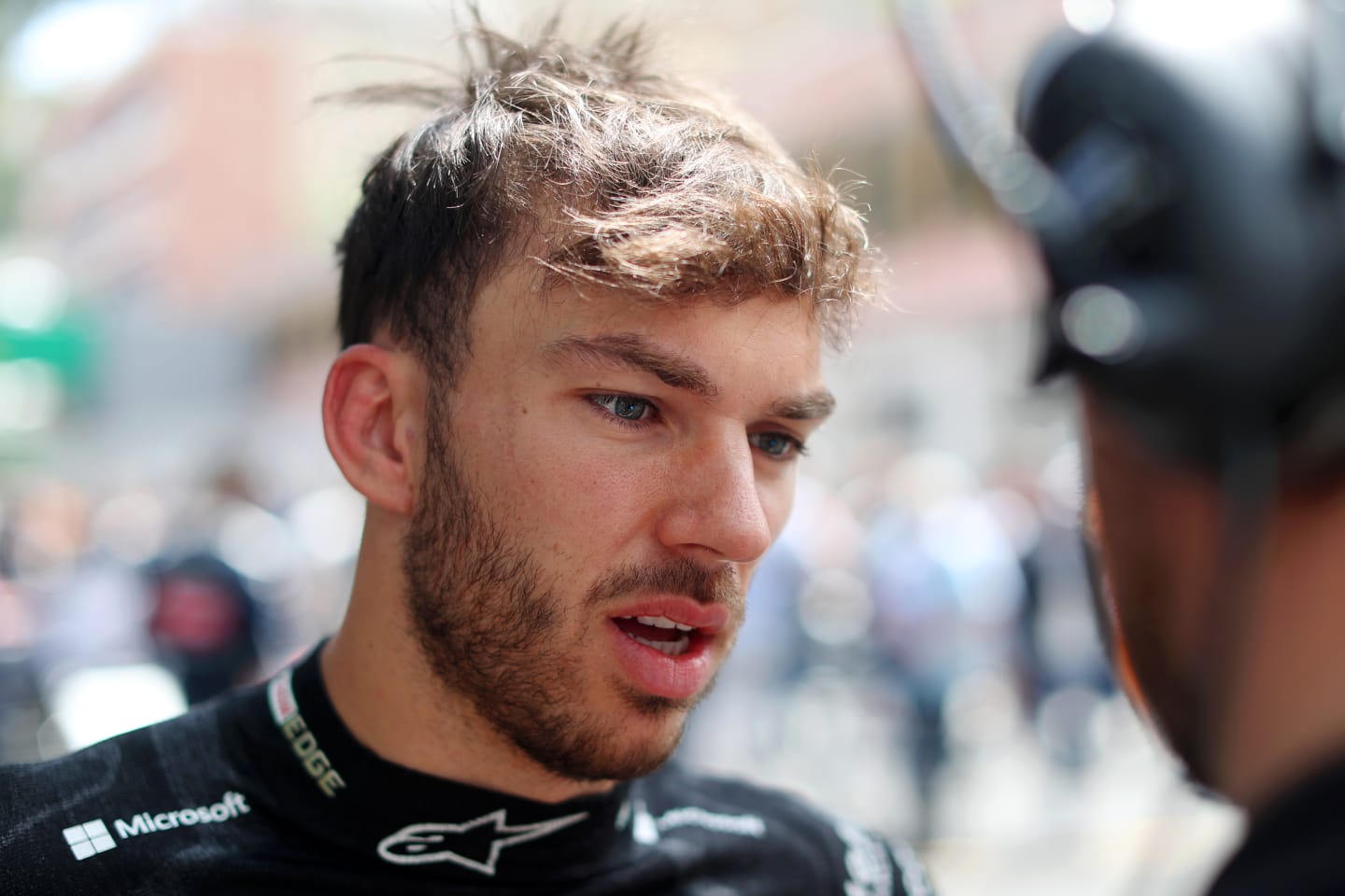 MONTE-CARLO, MONACO - MAY 27: Pierre Gasly of France and Alpine F1 looks on in the Paddock after