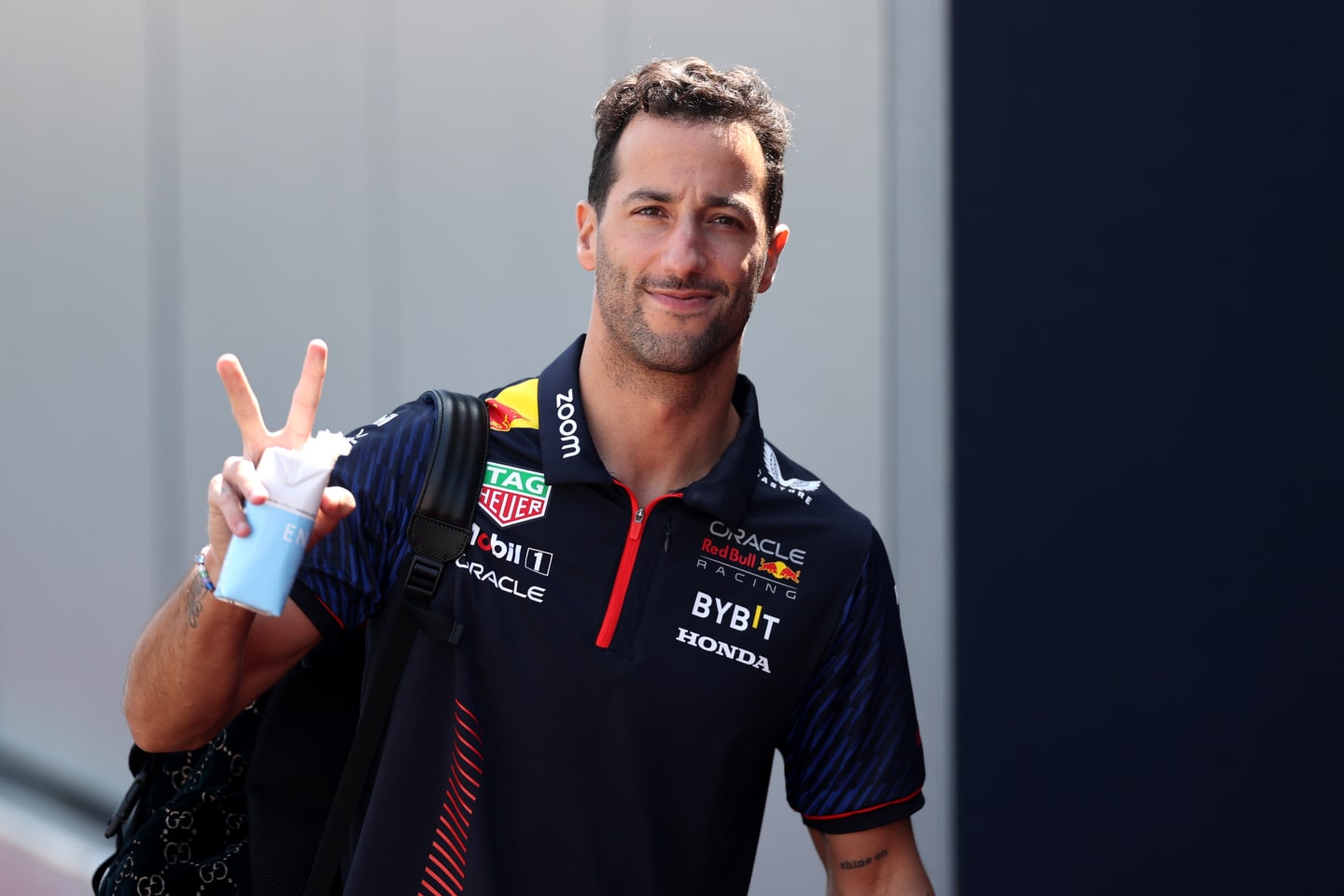 MONTE-CARLO, MONACO - MAY 26: Daniel Ricciardo of Australia and Oracle Red Bull Racing arrives in