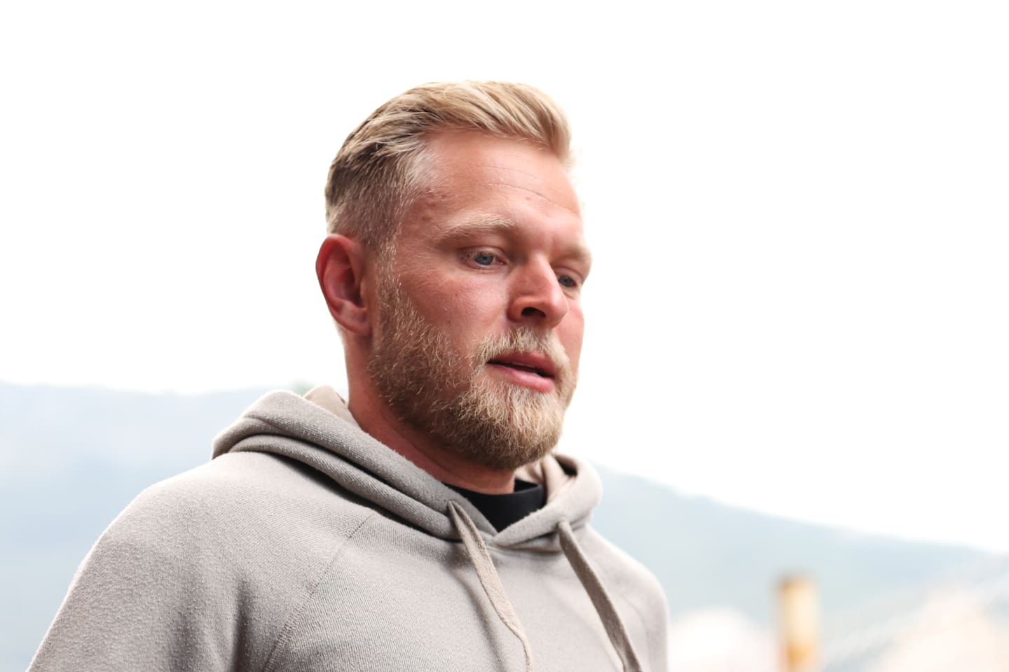 MONTE-CARLO, MONACO - MAY 25: Kevin Magnussen of Denmark and Haas F1 walks in the Paddock during previews ahead of the F1 Grand Prix of Monaco at Circuit de Monaco on May 25, 2023 in Monte-Carlo, Monaco. (Photo by Ryan Pierse/Getty Images)