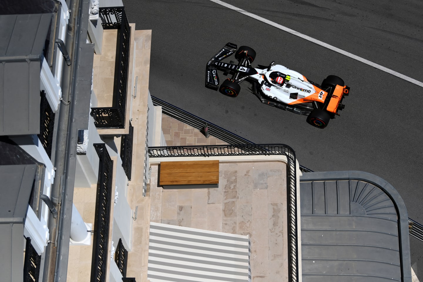 MONTE-CARLO, MONACO - MAY 27: Lando Norris of Great Britain driving the (4) McLaren MCL60 Mercedes on track during final practice ahead of the F1 Grand Prix of Monaco at Circuit de Monaco on May 27, 2023 in Monte-Carlo, Monaco. (Photo by Dan Mullan/Getty Images)