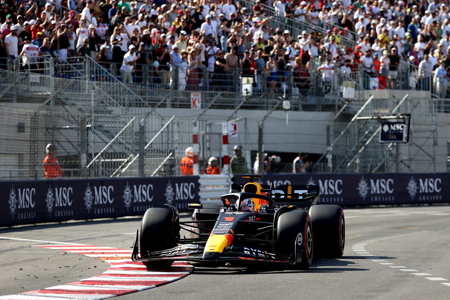 MONTE-CARLO, MONACO - MAY 27: Max Verstappen of the Netherlands driving the (1) Oracle Red Bull