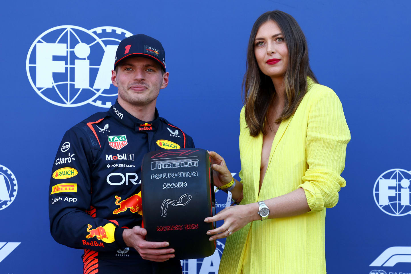 MONTE-CARLO, MONACO - MAY 27: Pole position qualifier Max Verstappen of the Netherlands and Oracle
