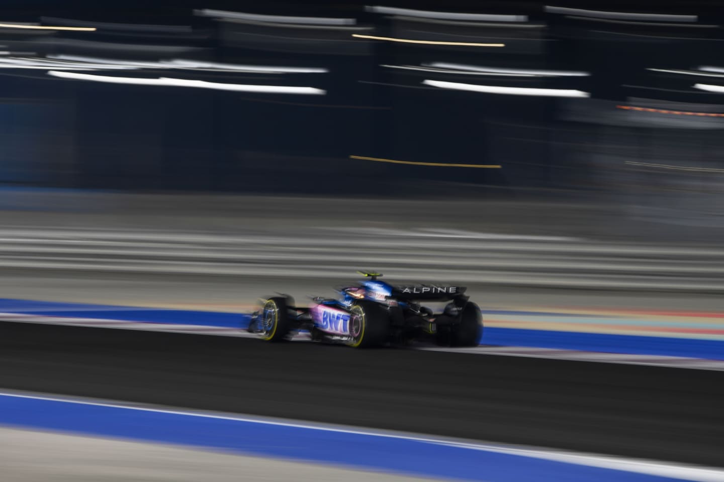 LUSAIL CITY, QATAR - OCTOBER 08: Pierre Gasly of France driving the (10) Alpine F1 A523 Renault on track during the F1 Grand Prix of Qatar at Lusail International Circuit on October 08, 2023 in Lusail City, Qatar. (Photo by Rudy Carezzevoli/Getty Images)