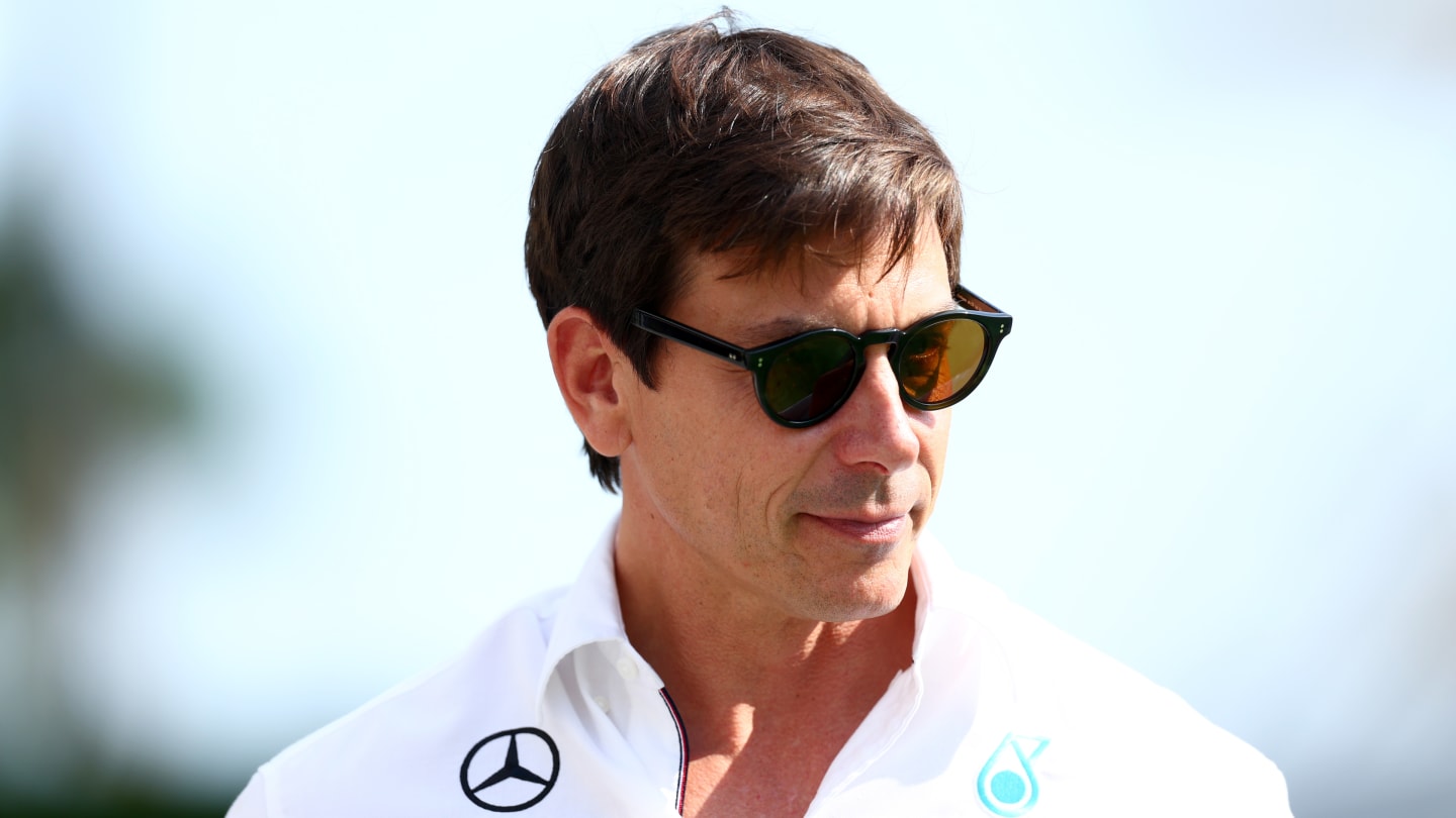 SINGAPORE, SINGAPORE - SEPTEMBER 15: Mercedes GP Executive Director Toto Wolff walks in the Paddock