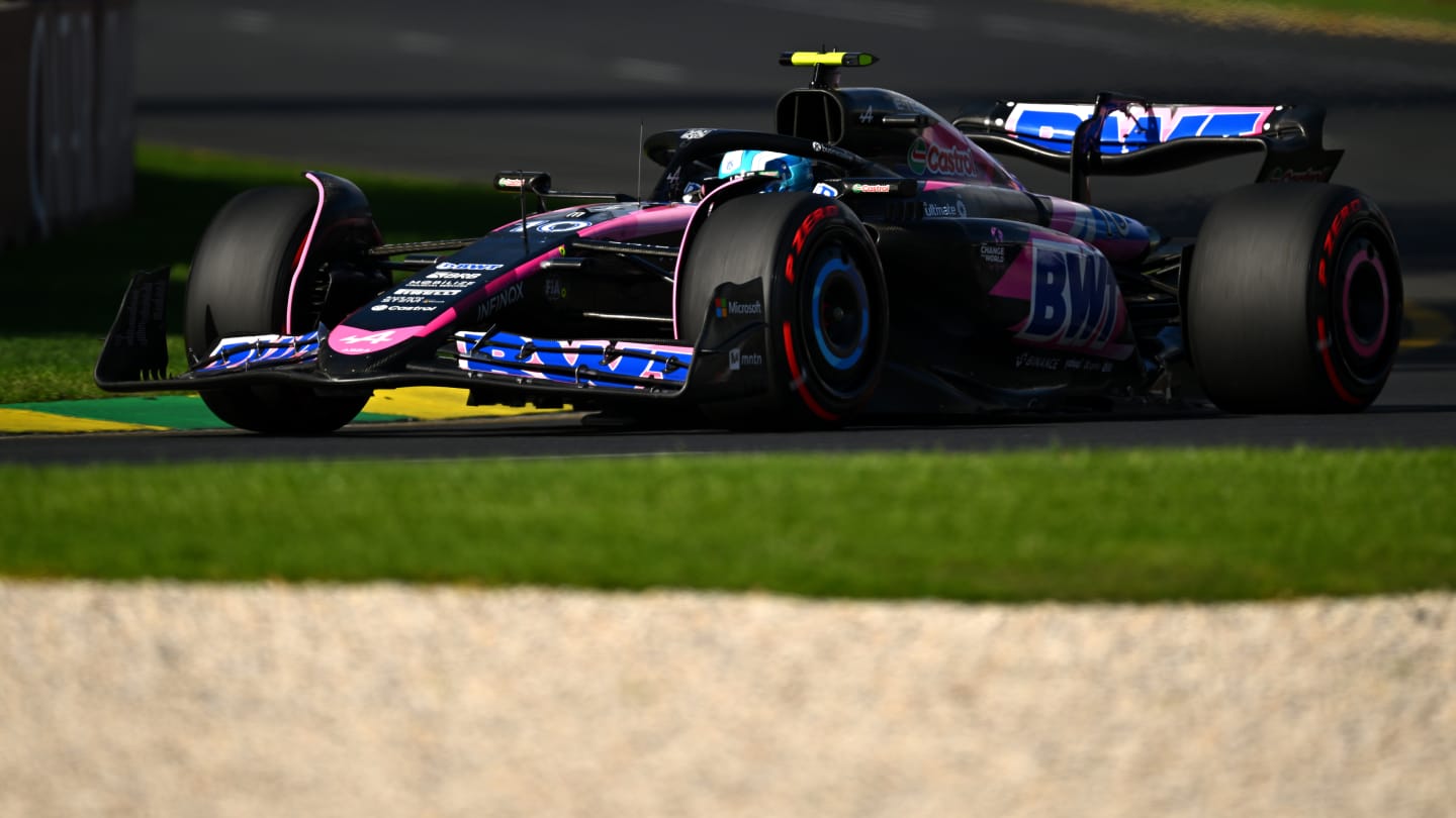 MELBOURNE, AUSTRALIA - MARCH 23: Pierre Gasly of France driving the (10) Alpine F1 A524 Renault on track during qualifying ahead of the F1 Grand Prix of Australia at Albert Park Circuit on March 23, 2024 in Melbourne, Australia. (Photo by Quinn Rooney - Formula 1/Formula 1 via Getty Images)