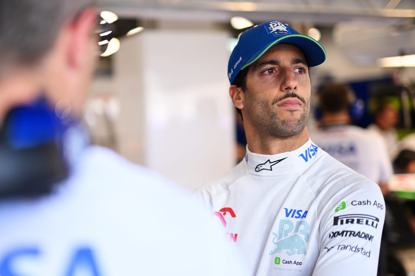 JEDDAH, SAUDI ARABIA - MARCH 07: Daniel Ricciardo of Australia and Visa Cash App RB prepares to