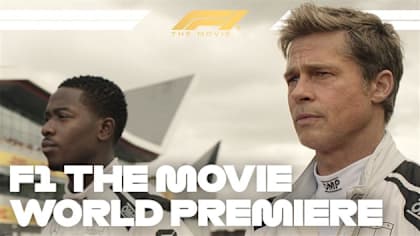 Watch the drivers and stars arrive for the 'F1' movie premiere