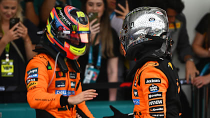 Piastri wins from Norris and Russell as McLaren seal commanding 1-2 in Miami Grand Prix