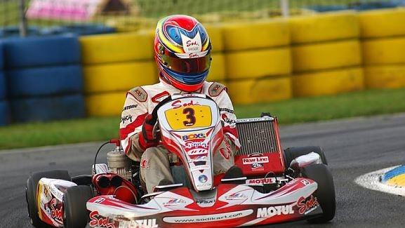 Jean-Eric Vergne (FRA), Sodikart. 2006 CIK-FIA World Karting Championship, Angerville, France, 30 September - 01 October 2006