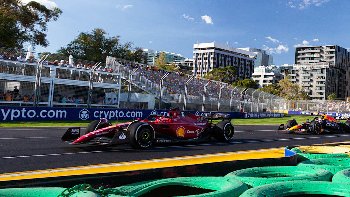 Albert Park Circuit from trackside