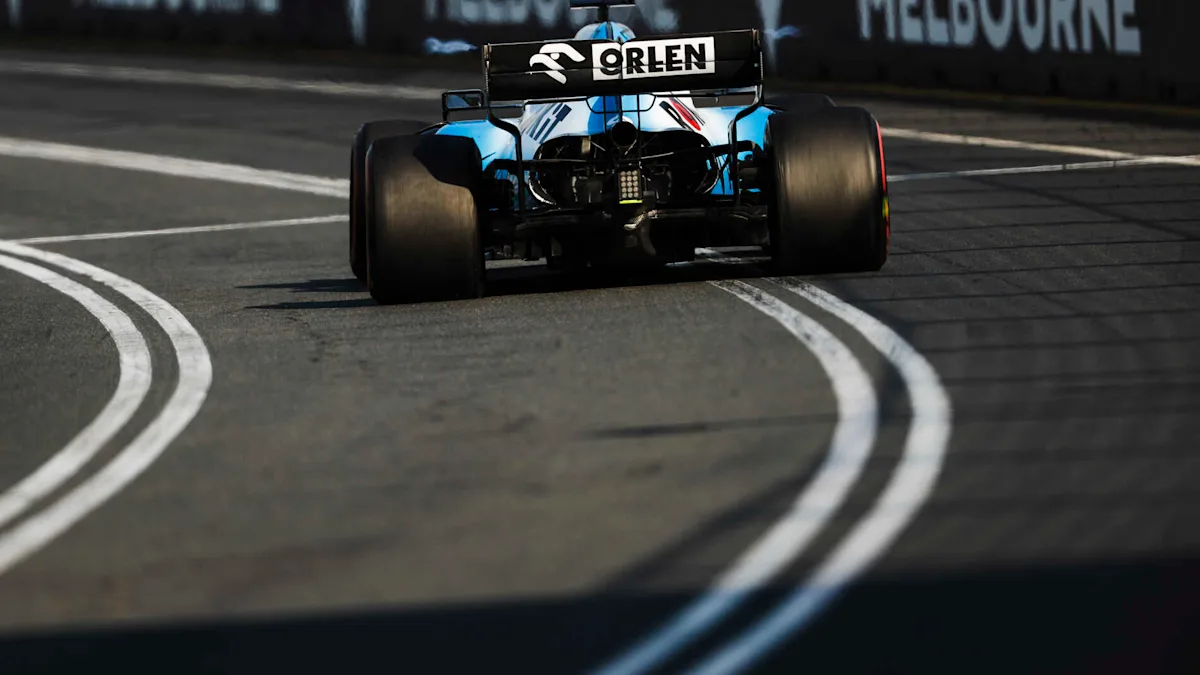 Williams Formula 1 car on track at Albert Park Circuit