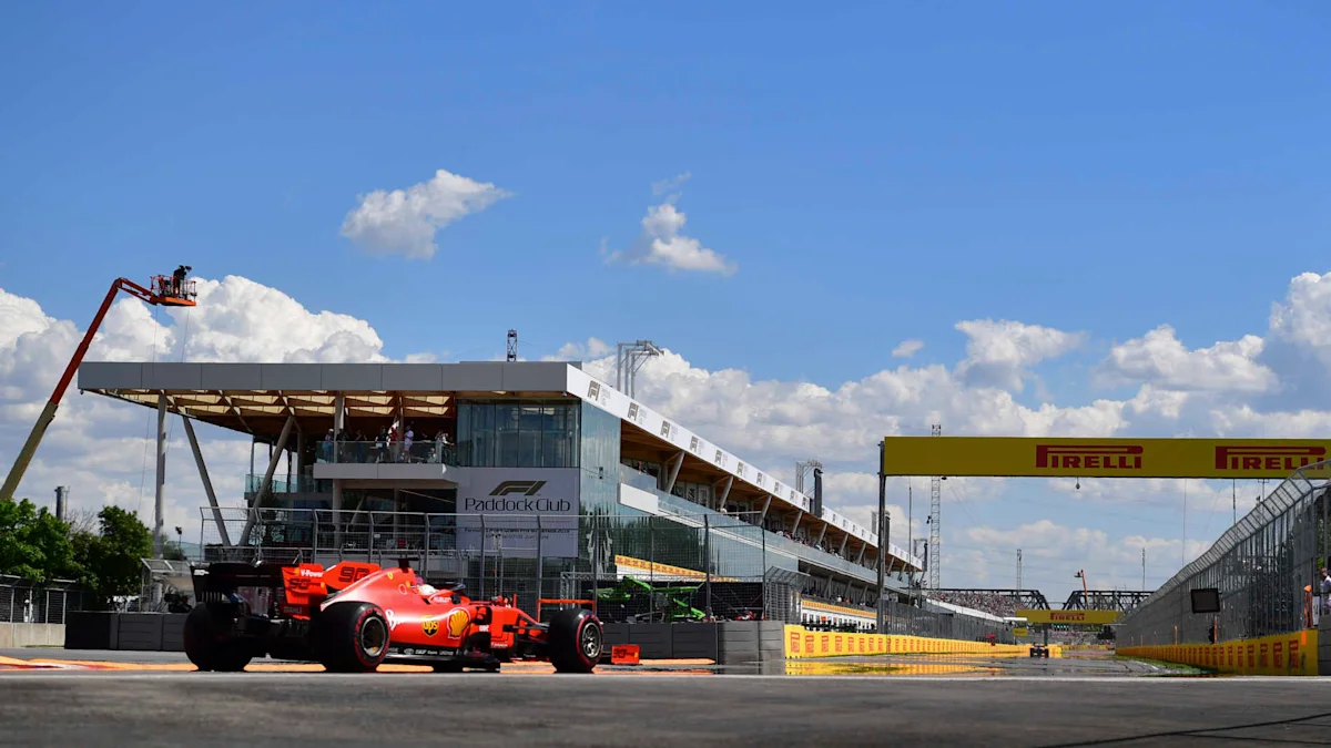 Circuit Gilles Villeneuve from trackside