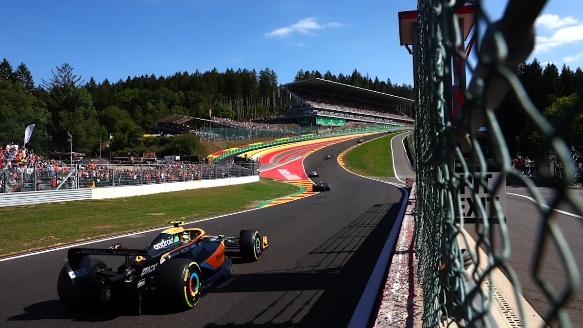 Circuit de Spa-Francorchamps from trackside