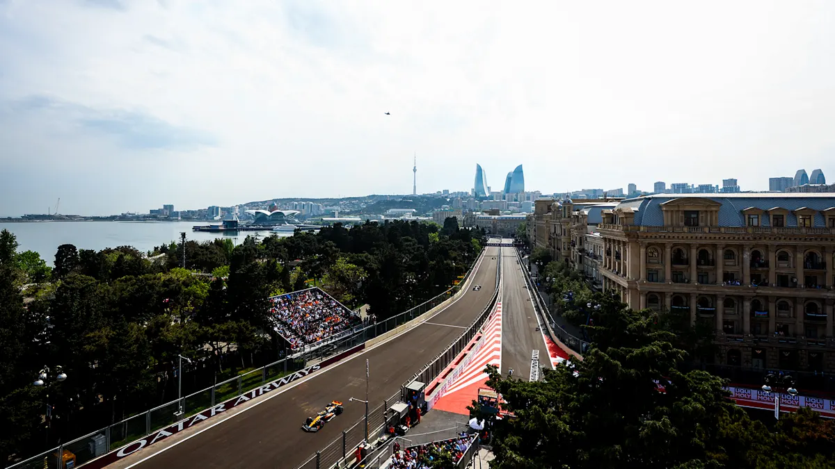 Baku City Circuit from trackside