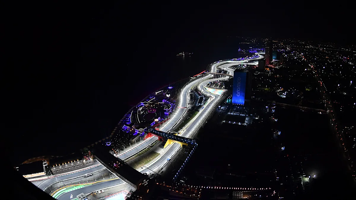 Jeddah Corniche Circuit from trackside