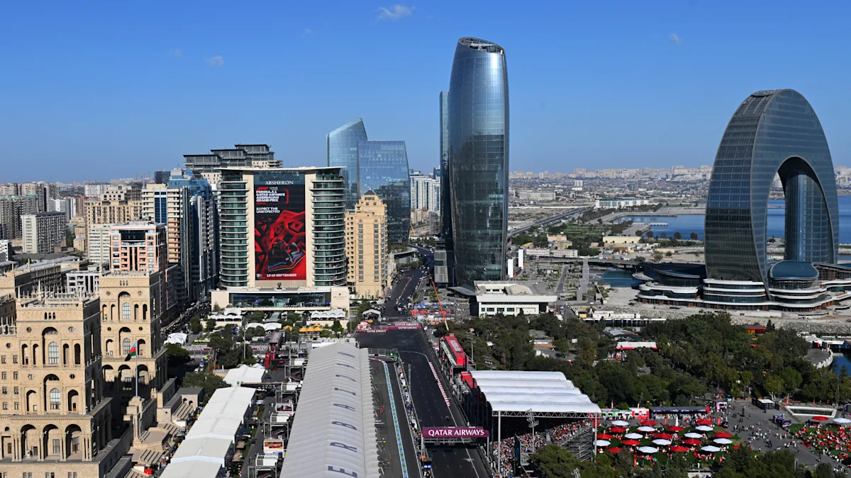 Baku City Circuit from trackside