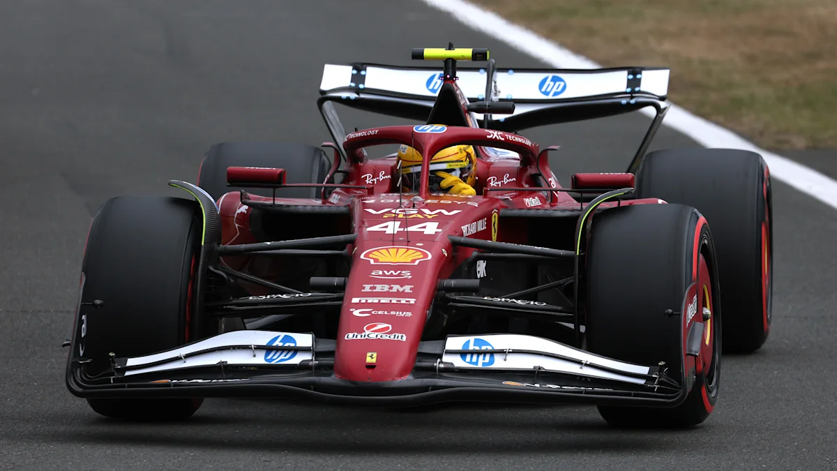 Ferrari Formula 1 car on track at Circuit de Spa-Francorchamps
