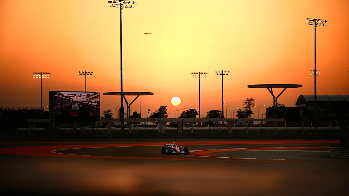 Lusail International Circuit from trackside