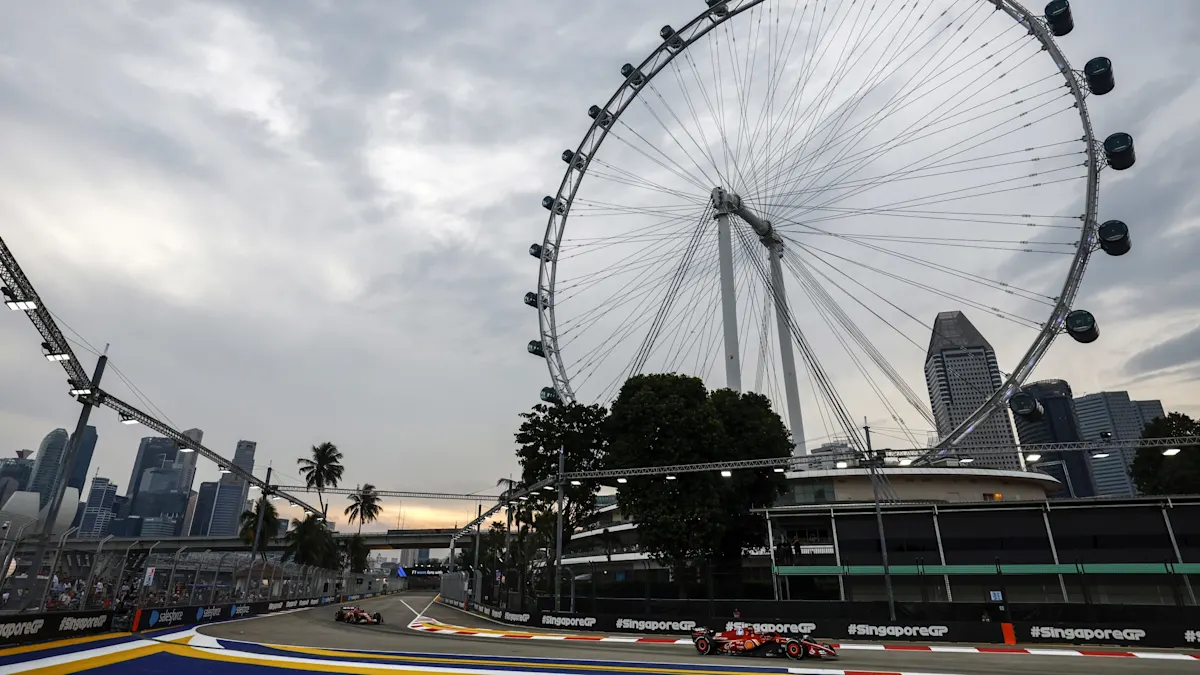 Marina Bay Street Circuit from trackside
