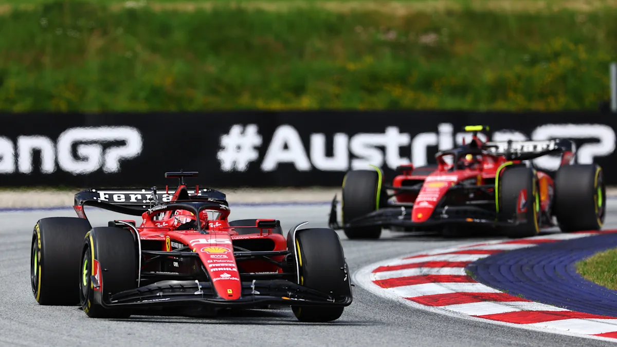 Ferrari Formula 1 car on track at Red Bull Ring