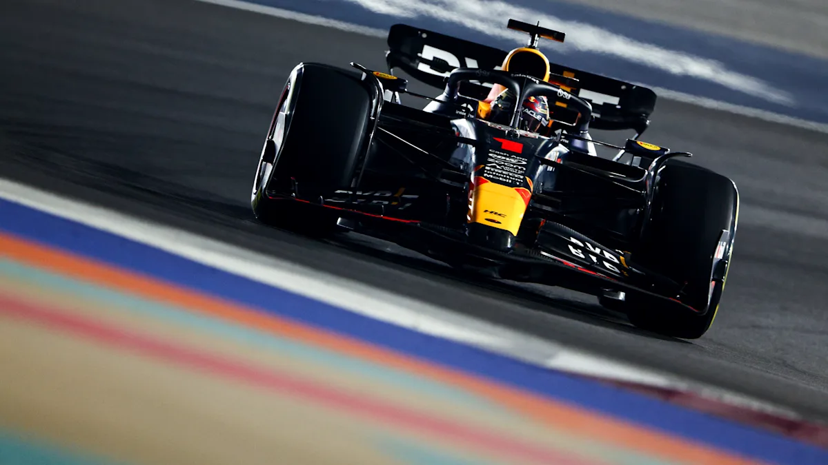 Red Bull Formula 1 car on track at Lusail International Circuit