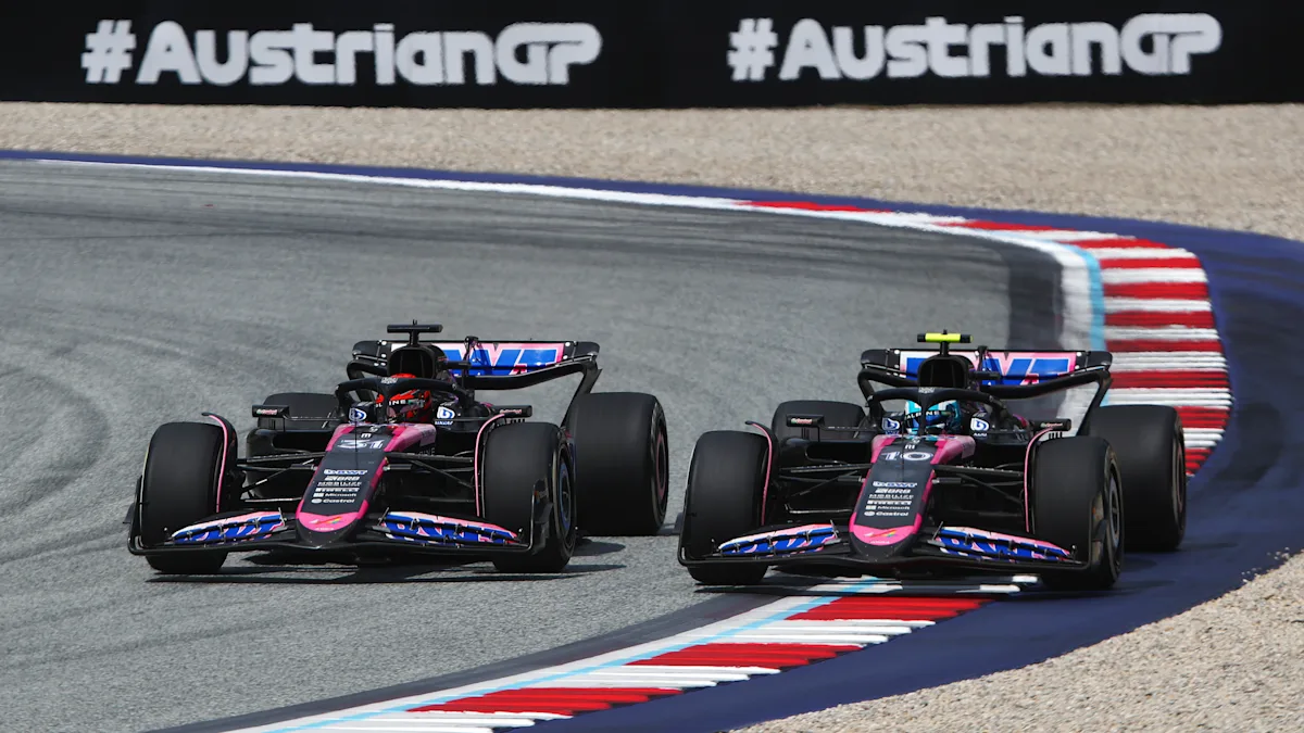 Alpine Formula 1 car on track at Red Bull Ring