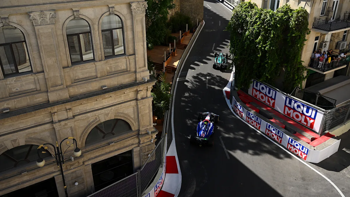 Baku City Circuit from trackside