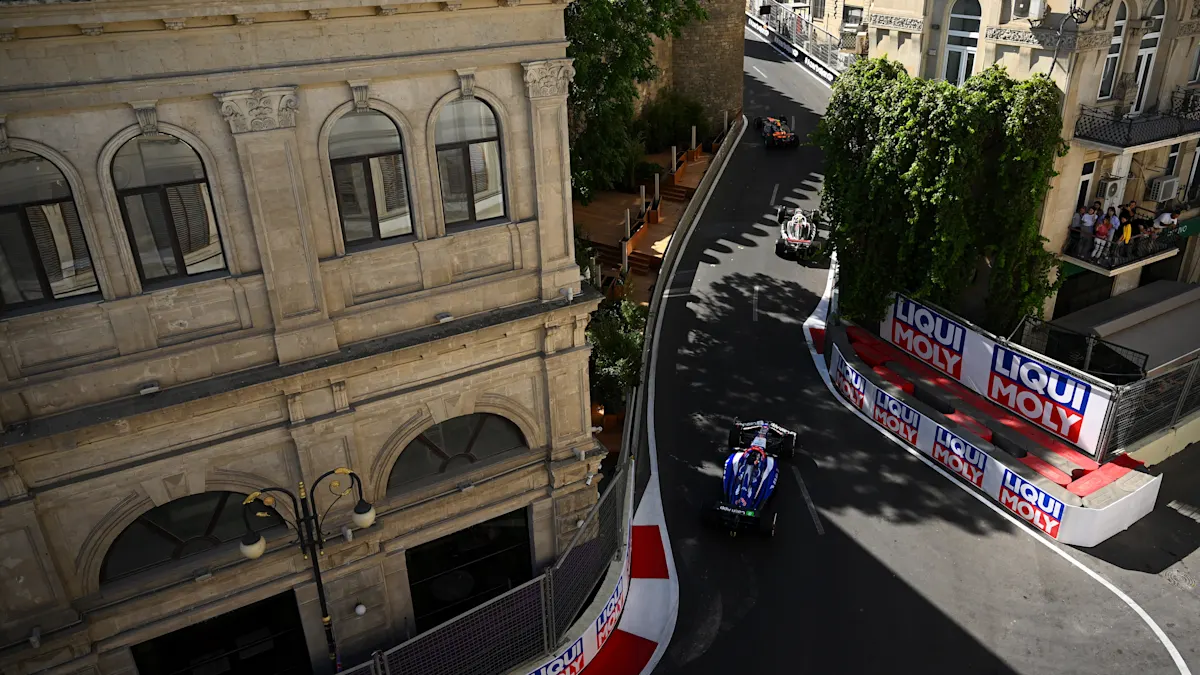 Baku City Circuit from trackside