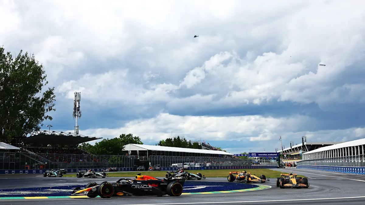 Circuit Gilles Villeneuve from trackside