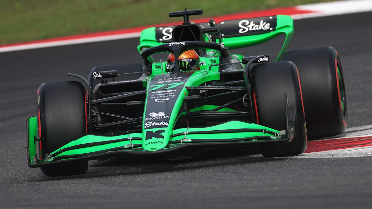 Kick Sauber Formula 1 car on track at Shanghai International Circuit