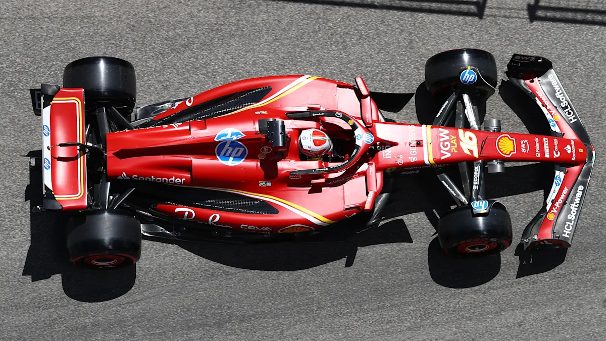 Ferrari Formula 1 car on track at Imola Circuit