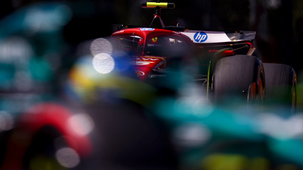 Ferrari Formula 1 car on track at Imola Circuit