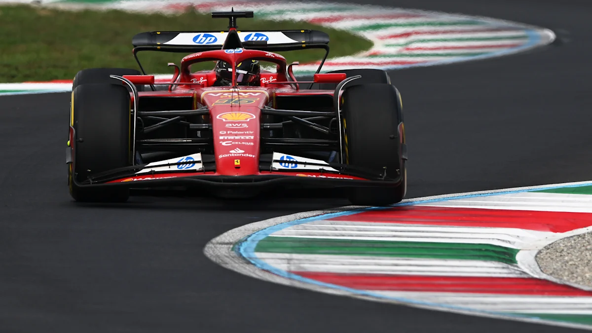 Ferrari Formula 1 car on track at Monza Circuit