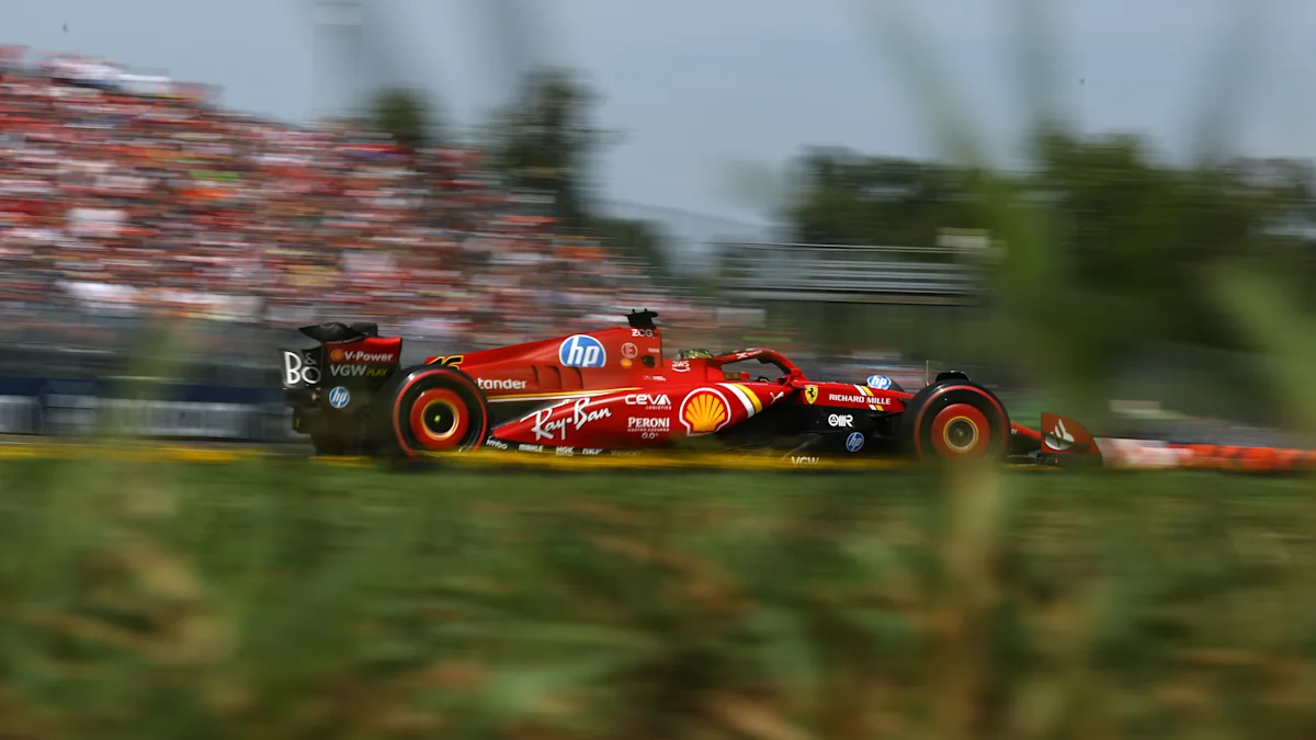 Ferrari Formula 1 car on track at Monza Circuit