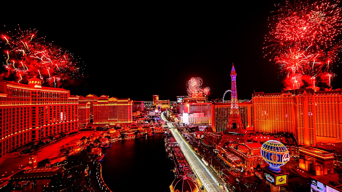 Las Vegas Strip Circuit from trackside