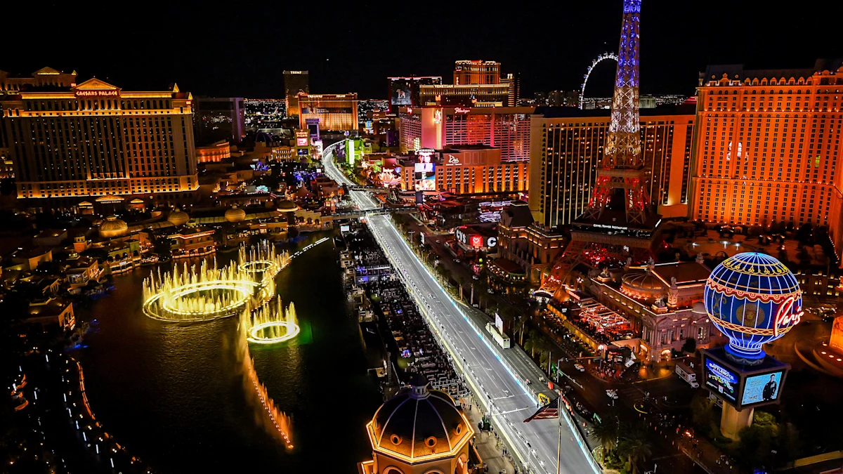 Las Vegas Strip Circuit from trackside