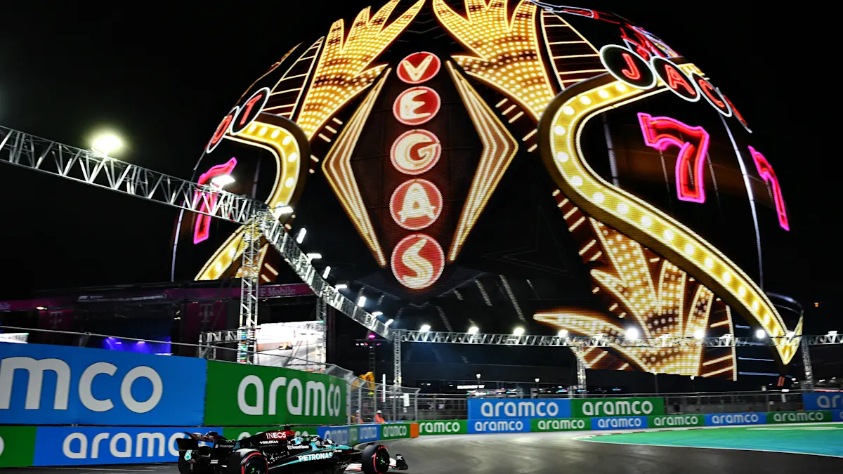 Las Vegas Strip Circuit from trackside