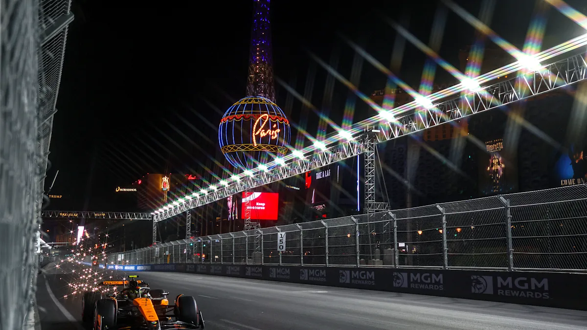 Las Vegas Strip Circuit from trackside