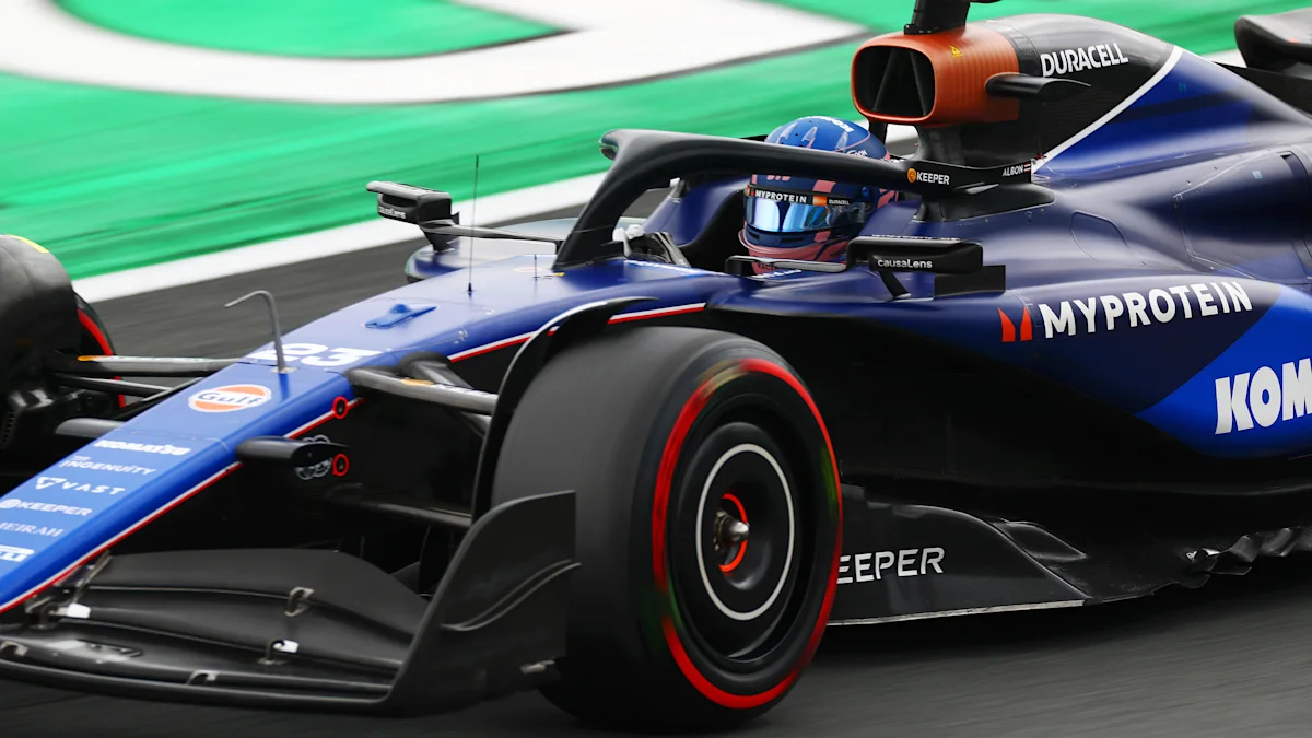 Williams Formula 1 car on track at Circuit Zandvoort