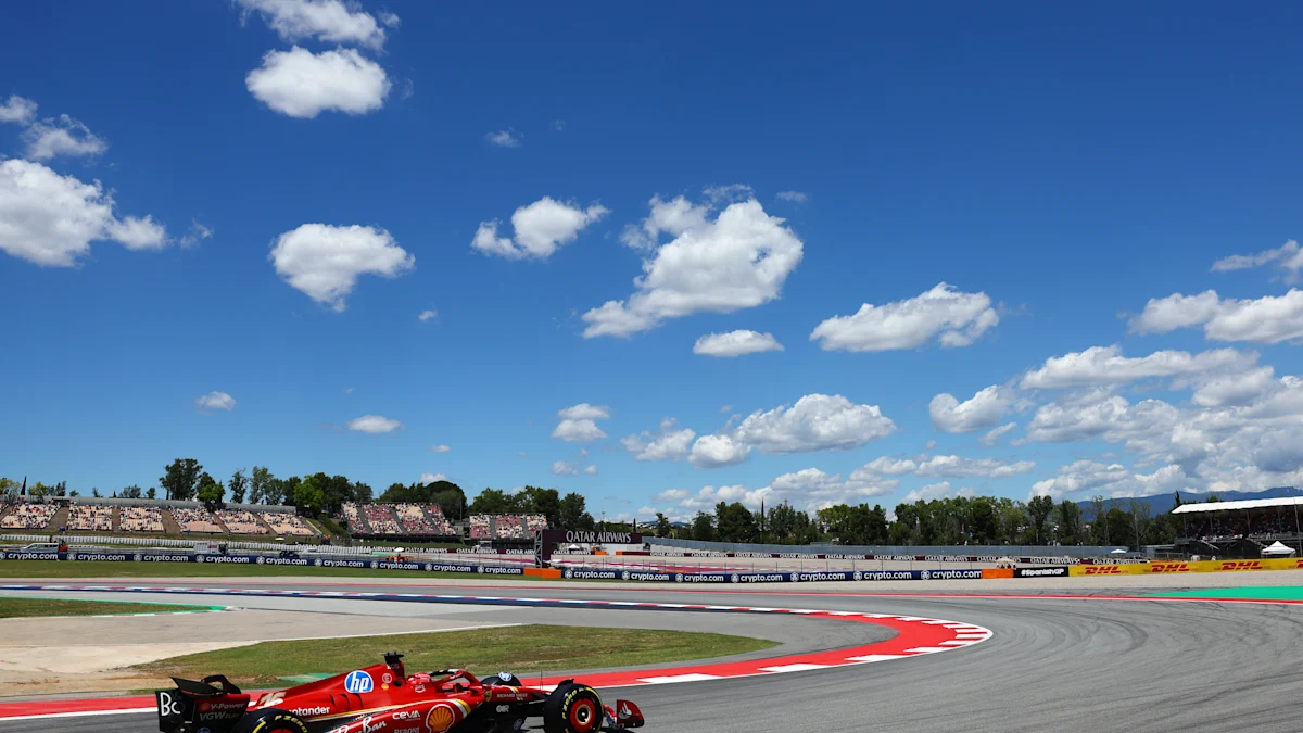 Ferrari Formula 1 car on track at Circuit de Barcelona-Catalunya