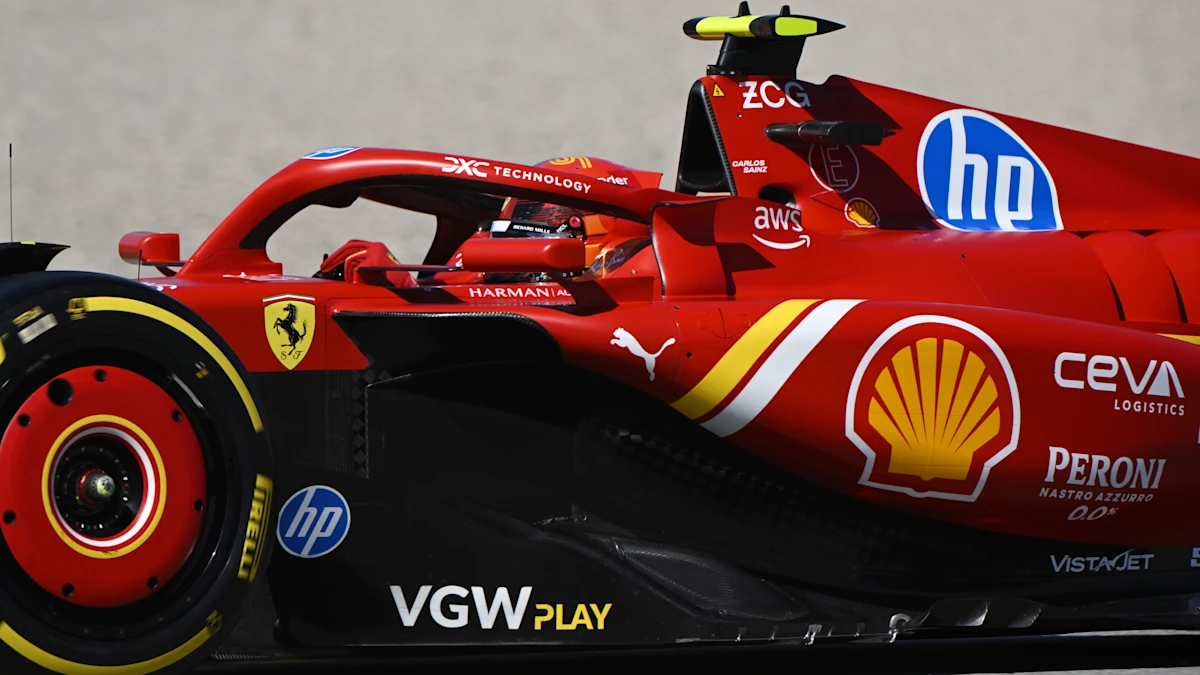 Ferrari Formula 1 car on track at Circuit de Barcelona-Catalunya