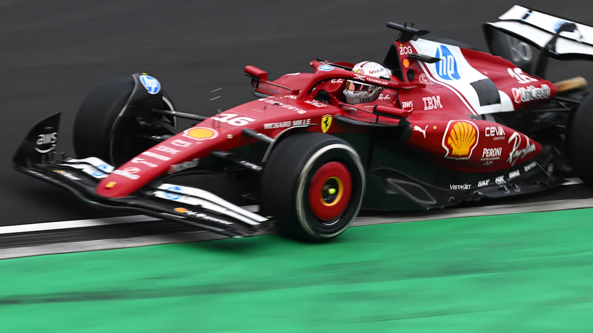 Ferrari Formula 1 car on track at Shanghai International Circuit