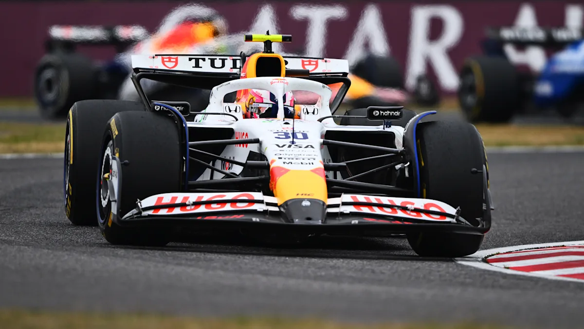 VCARB Formula 1 car on track at Suzuka Circuit