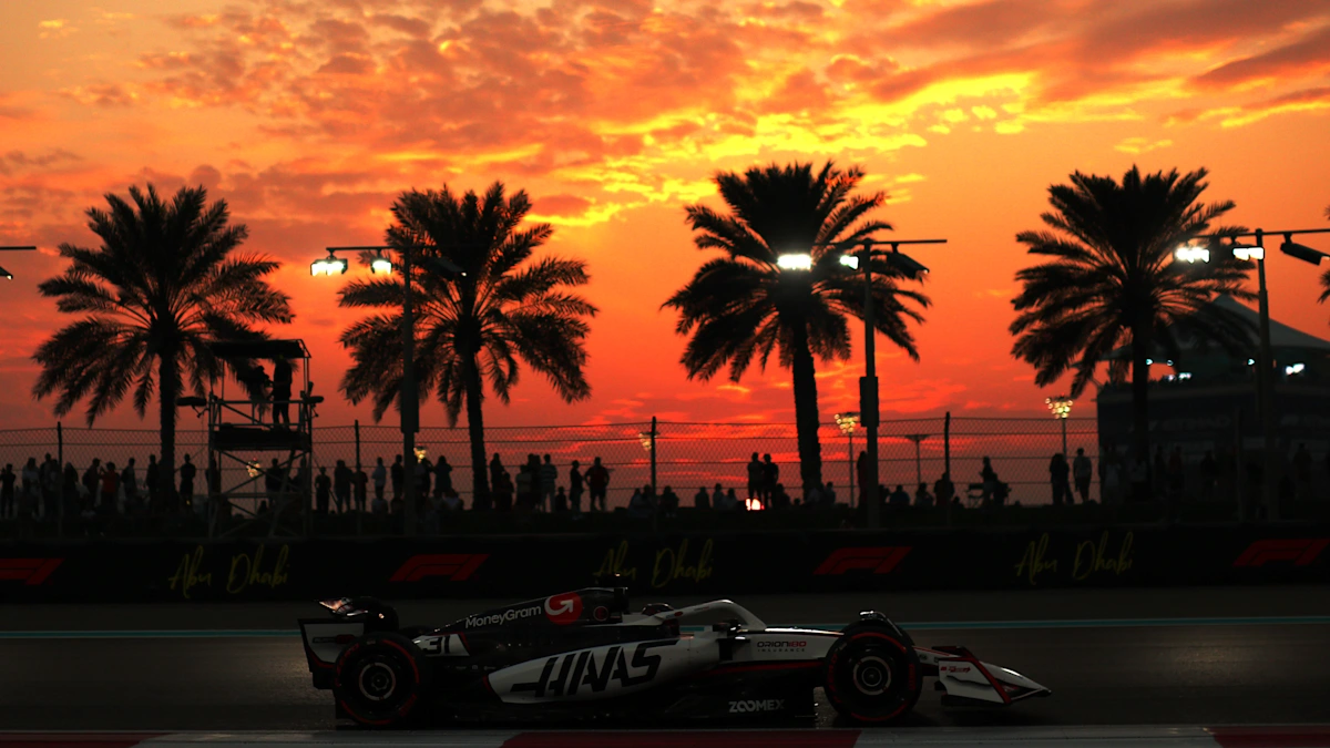 Yas Marina Circuit from trackside