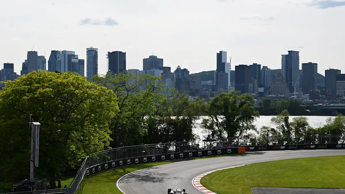 Circuit Gilles Villeneuve from trackside