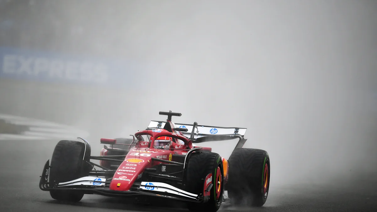 Ferrari Formula 1 car on track at Silverstone Circuit