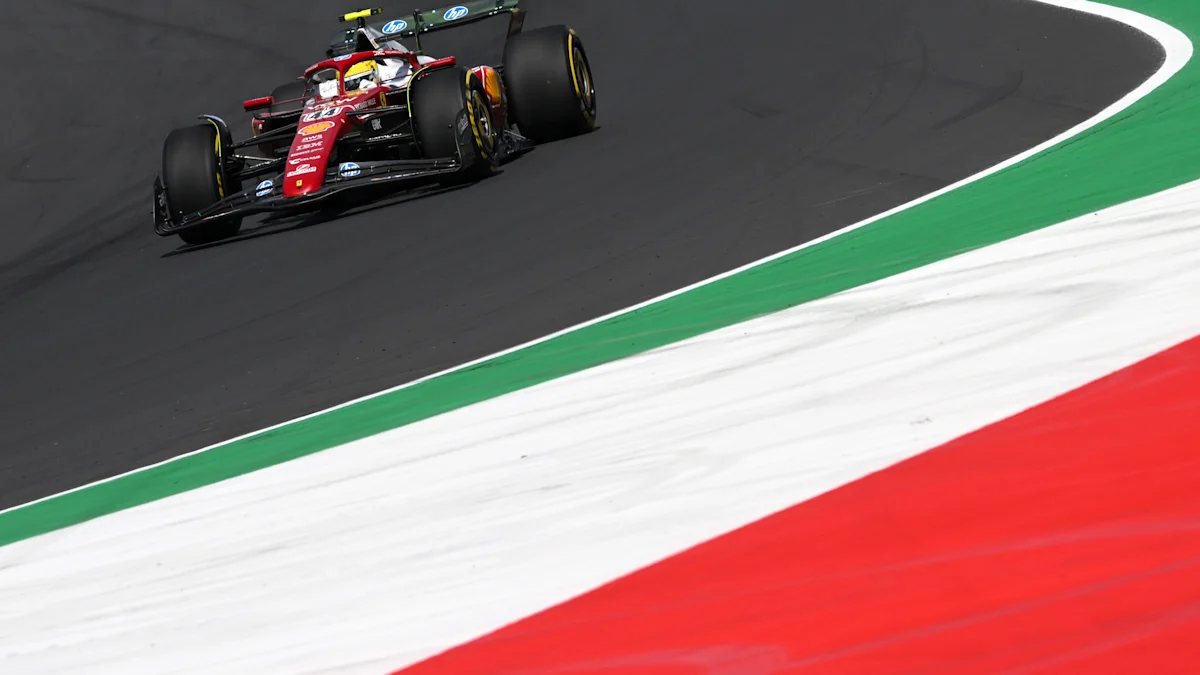 Ferrari Formula 1 car on track at Monza Circuit