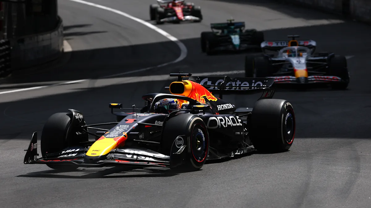 Red Bull Formula 1 car on track at Circuit de Monaco