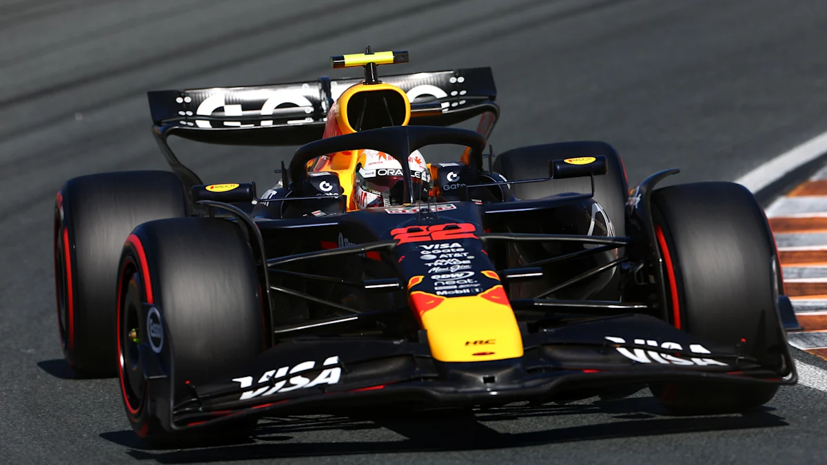 Red Bull Formula 1 car on track at Circuit Zandvoort
